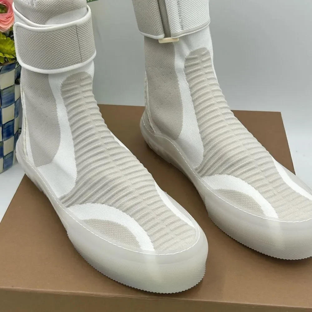 Men’s Burberry knitted sub high top sock, sneakers size 45